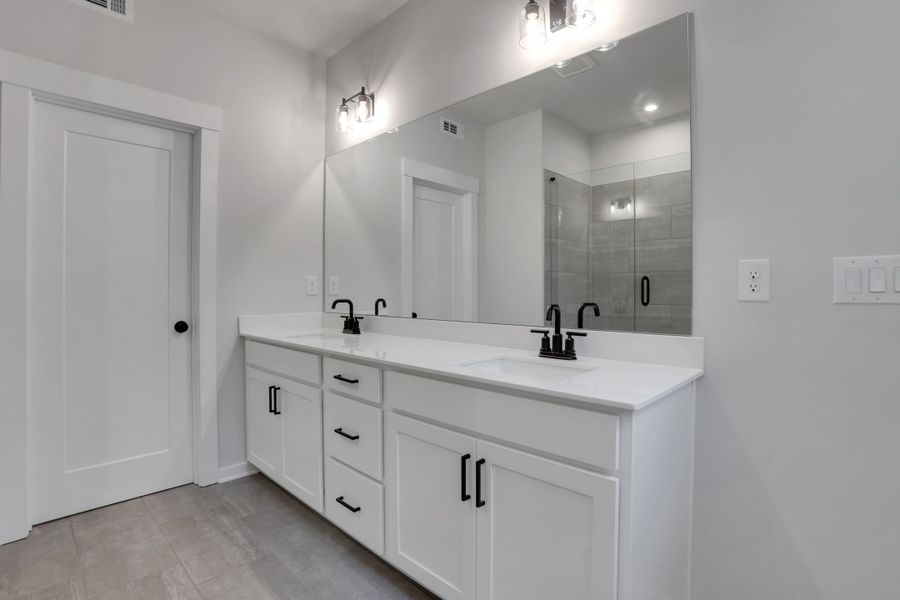 Furnished interior view inside a new home in The Groves at Myrtle, Roswell (Image 10).