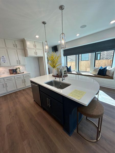 Furnished interior view inside a new home in Santa Rita Ranch, Liberty Hill (Image 2).