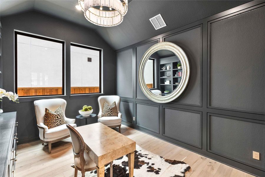 Furnished interior view inside a new home in , Spring (Image 33).