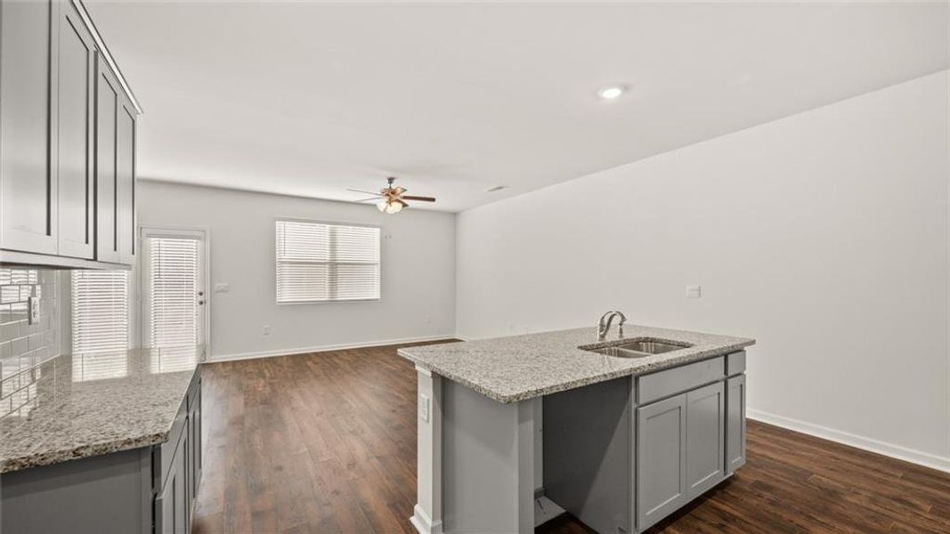 Furnished interior view inside a new home in Inverness at Sugarloaf, Lawrenceville (Image 11).