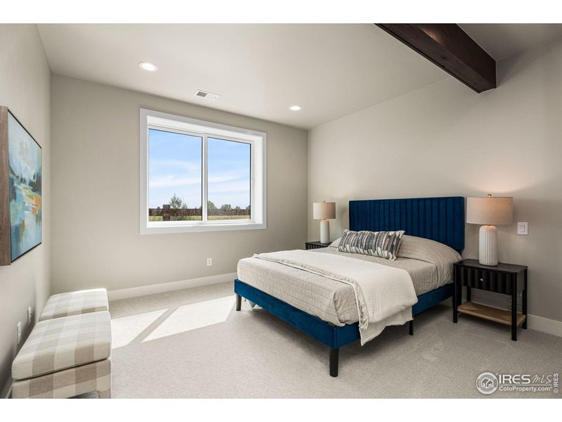 Furnished interior view inside a new home in , Timnath (Image 10).