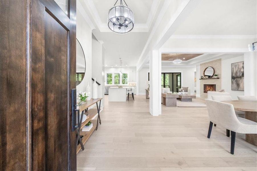 Furnished interior view inside a new home in , Gainesville (Image 27).