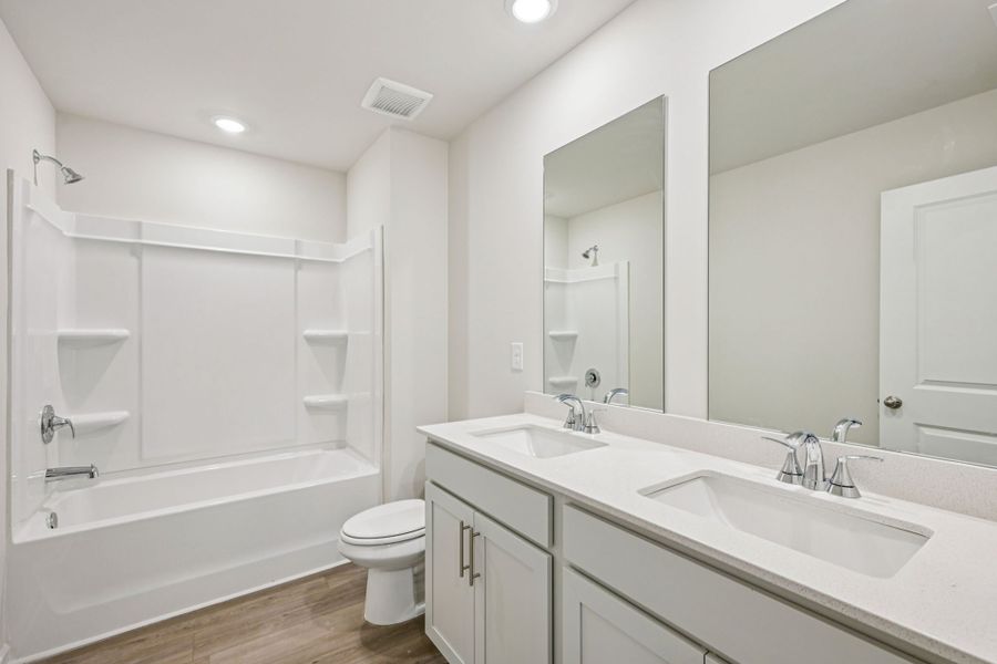 Furnished interior view inside a new home in Martin Springs - Estate Series, Lawrenceville (Image 12). Furnished interior view inside a new home in Martin Springs - Estate Series, Lawrenceville (Image 12).