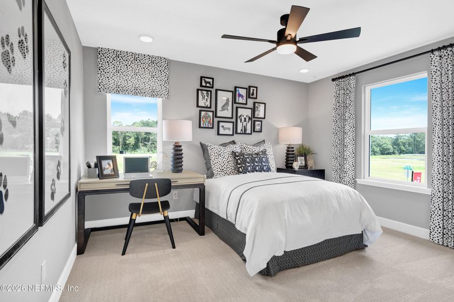 Furnished interior view inside a new home in , Jacksonville (Image 5).