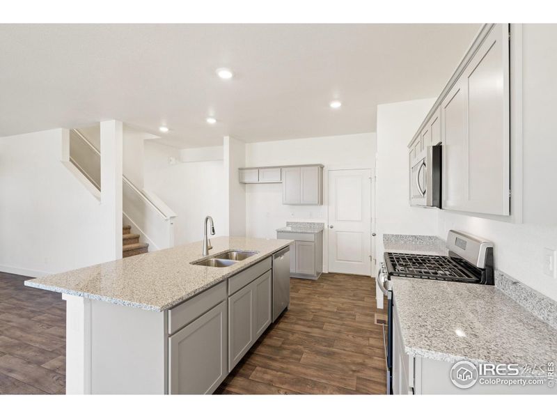 Furnished interior view inside a new home in Ridge at Johnstown, Johnstown (Image 12).