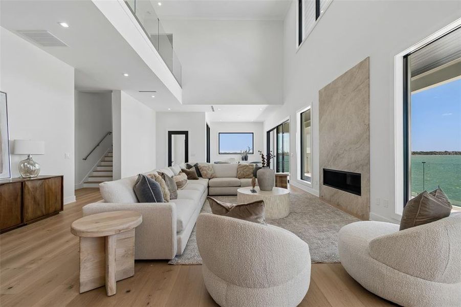 Furnished interior view inside a new home in , Belleair Beach (Image 11).