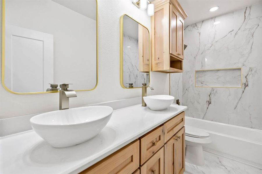 Furnished interior view inside a new home in , Sansom Park (Image 9).