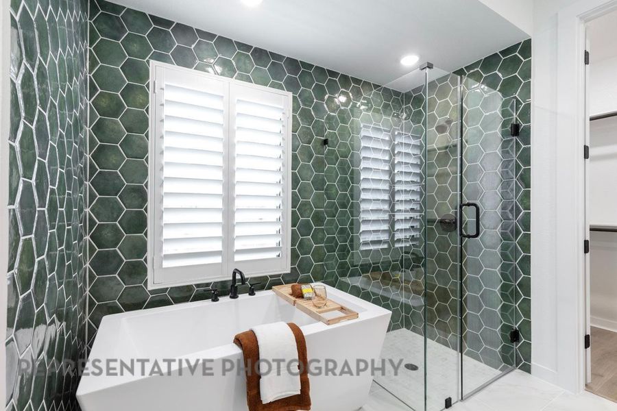 Furnished interior view inside a new home in Brookewater, Rosenberg (Image 20).