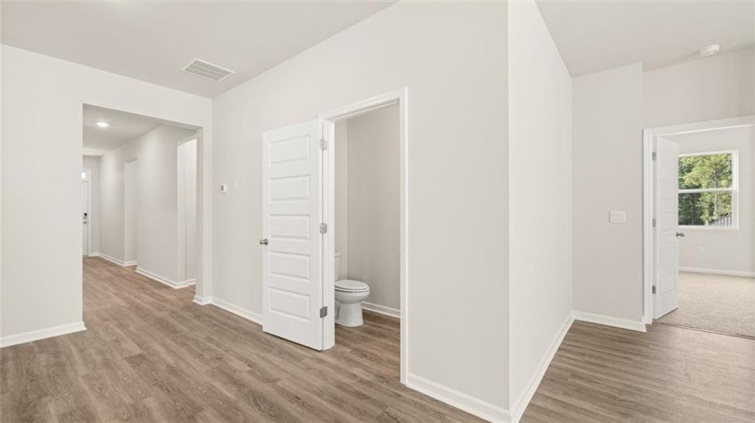 Spacious, unfurnished interior of a new home in Brooks Station, Dacula (Image 23).