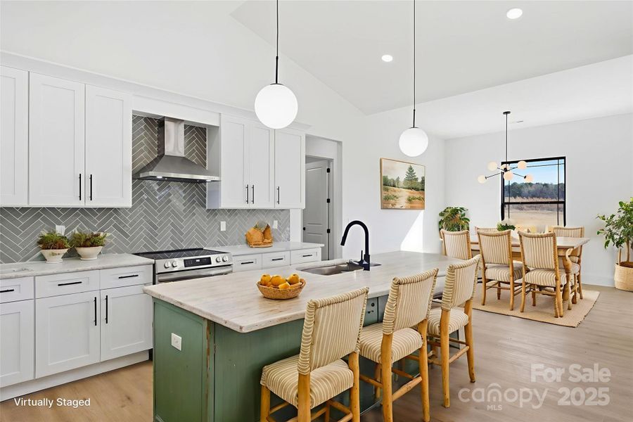 Kitchen/Dining Room Staged Kitchen/Dining Room Staged