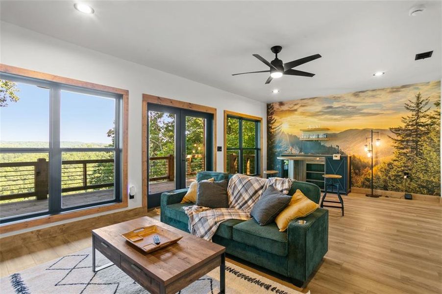 Furnished interior view inside a new home in , Talking Rock (Image 16).