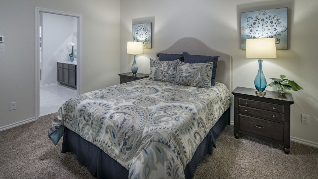Furnished interior view inside a new home in Wildcat Ranch, Crandall (Image 20).