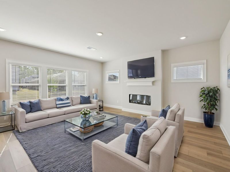 Furnished interior view inside a new home in River Pointe, Monroe (Image 3).