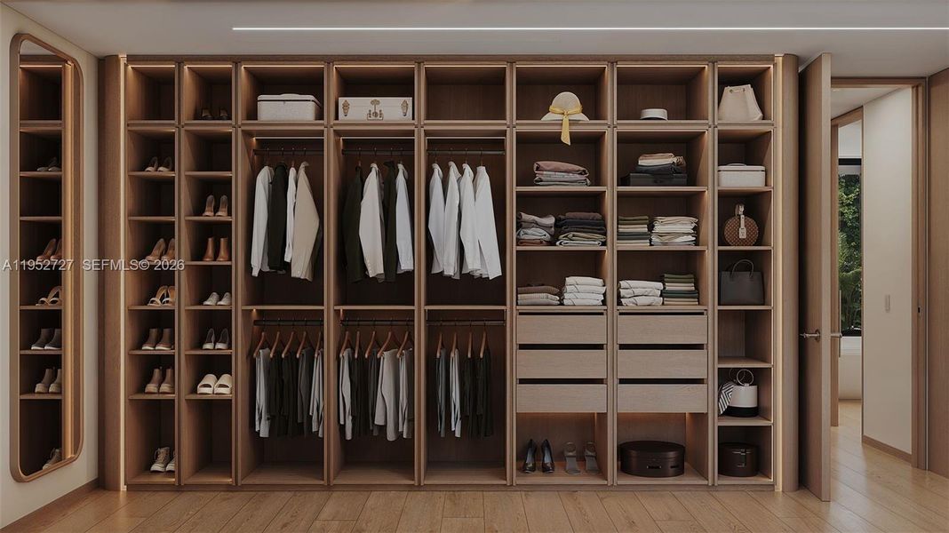 Furnished interior view inside a new home in , Miami Beach (Image 9).