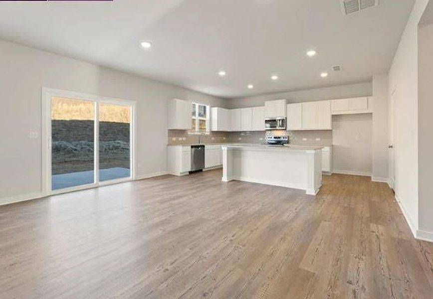 Furnished interior view inside a new home in The Estates at Gainesville Township, Gainesville (Image 10).
