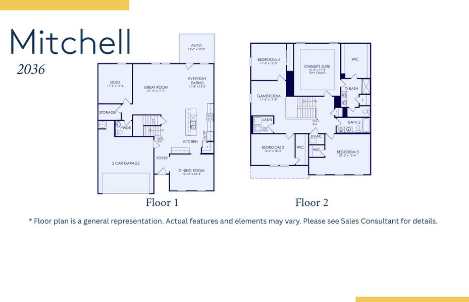 2D floor plan layout of this home in Forestwood, Longs, SC (Image 4).