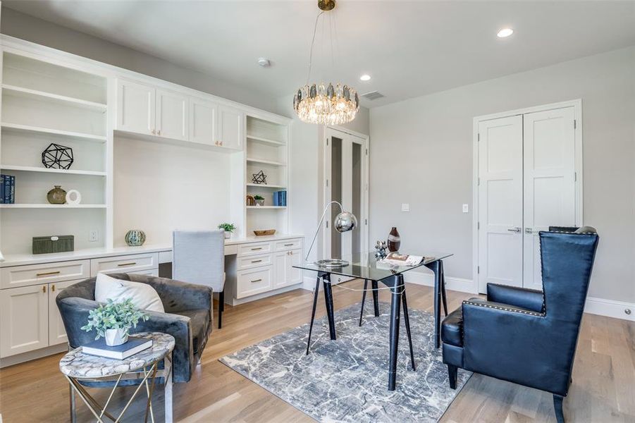 Furnished interior view inside a new home in , Frisco (Image 30).