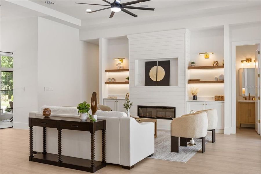 Furnished interior view inside a new home in , Sanford (Image 5).