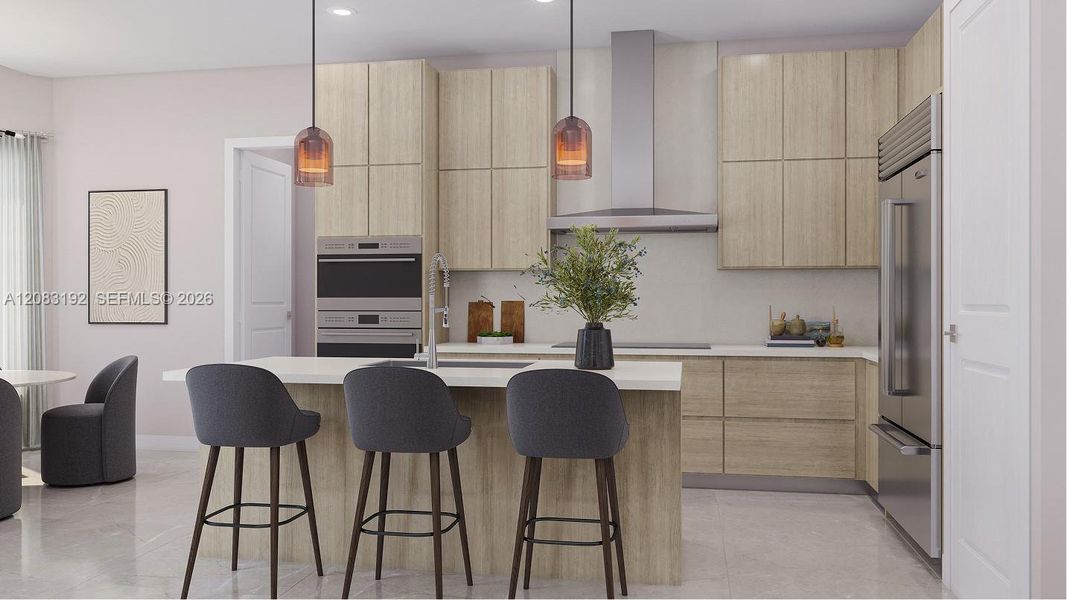 Furnished interior view inside a new home in Parkland Royale, Parkland (Image 3).