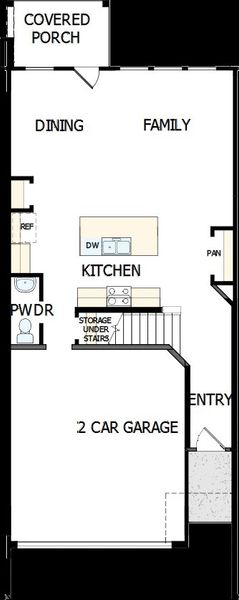2D floor plan layout of this home in Westview Towns, Waxhaw, NC (Image 2). 2D floor plan layout of this home in Westview Towns, Waxhaw, NC (Image 2).