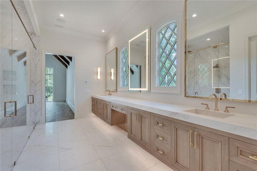 Furnished interior view inside a new home in , Alpharetta (Image 11).