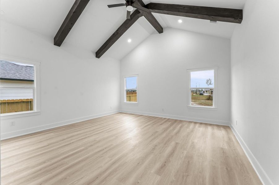 Spacious, unfurnished interior of a new home in , Huffman (Image 23).