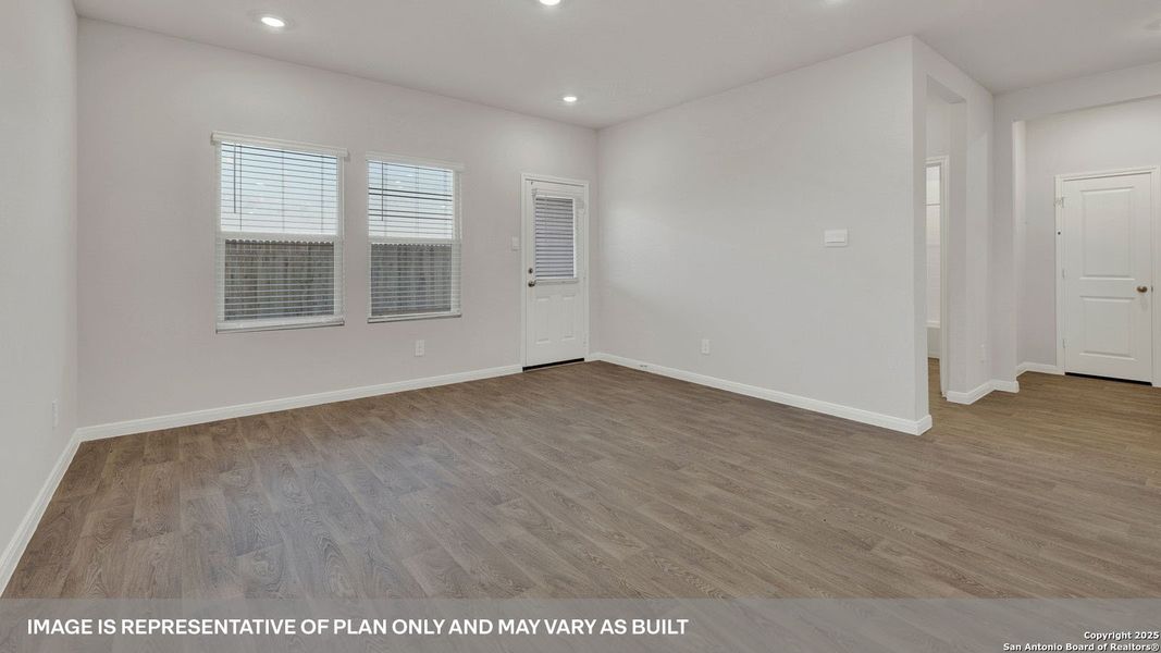 Spacious, unfurnished interior of a new home in Whisper South, San Marcos (Image 17).