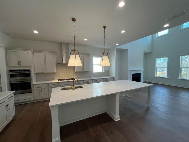 Furnished interior view inside a new home in East Harbor II at Chestatee, Dawsonville (Image 6).