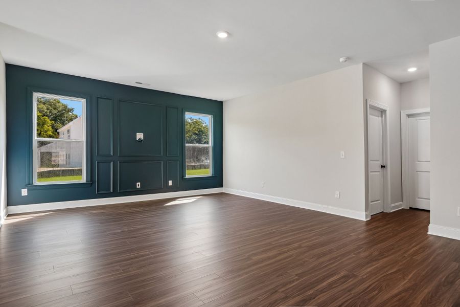 Representative unfurnished interior of a home built from the Fontana by Caruso Homes in Blue Run, Raleigh (Image 16).