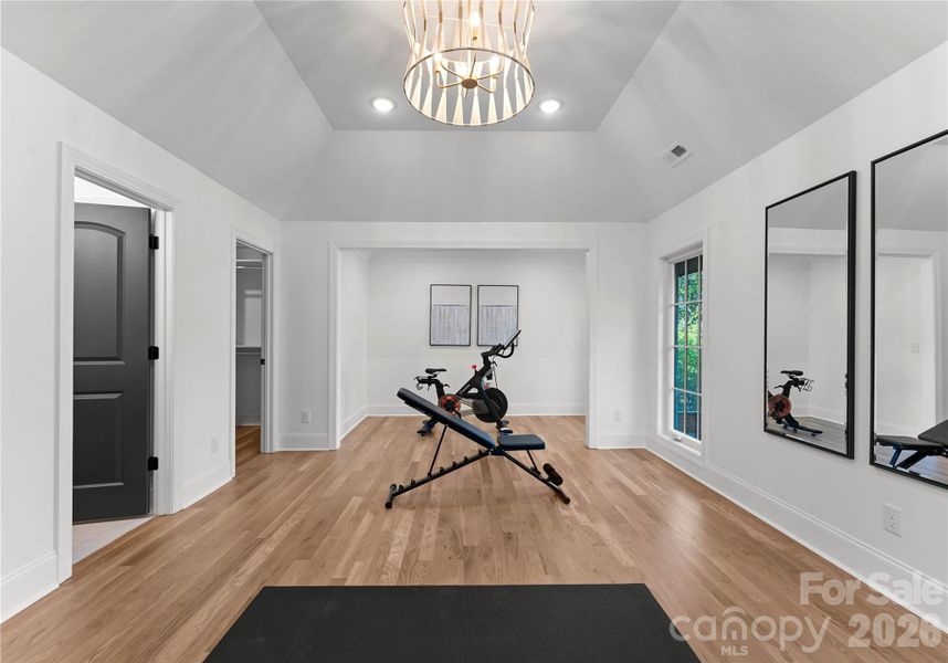 Furnished interior view inside a new home in , Charlotte (Image 34).