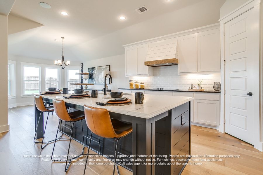 Furnished interior view inside a new home in Ridgepoint, Midlothian (Image 5).