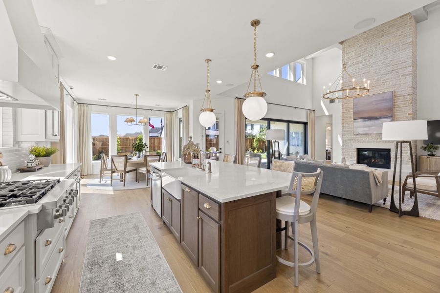 Representative furnished interior of a home built from the 6051 by Tradition Homes in StarView, Prosper (Image 29).