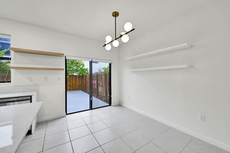 Furnished interior view inside a new home in , Homestead (Image 7). Furnished interior view inside a new home in , Homestead (Image 7).