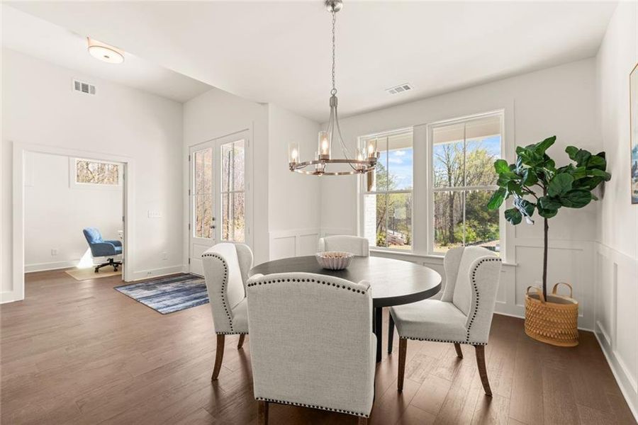 Furnished interior view inside a new home in , Gainesville (Image 12).