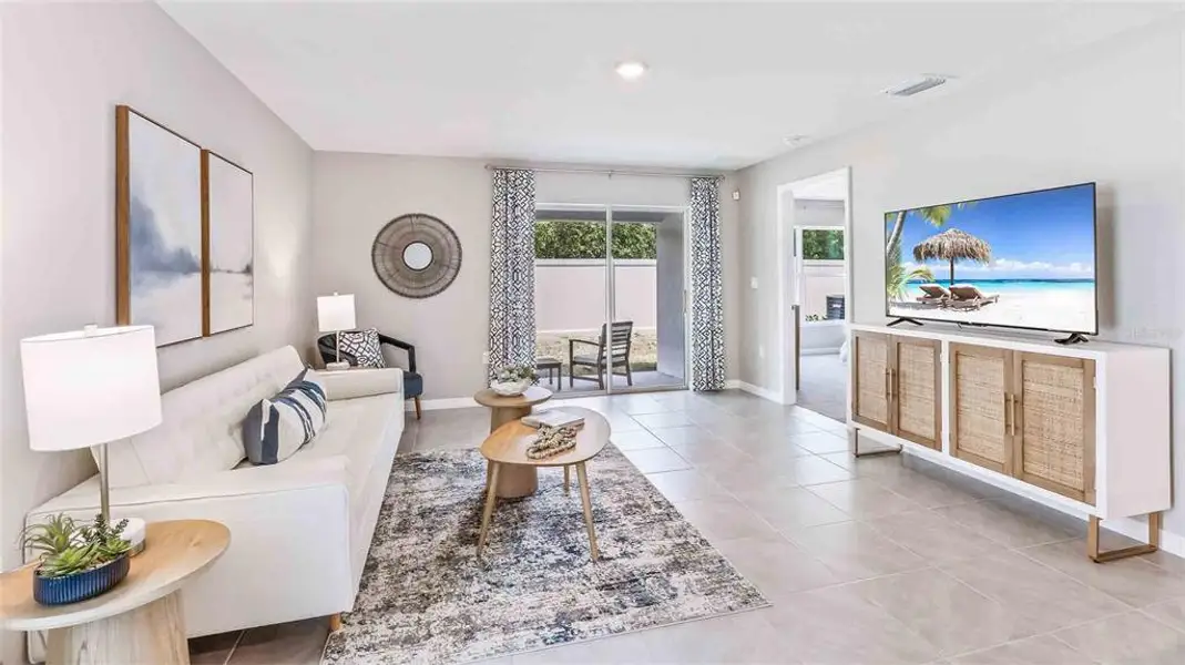 Furnished interior view inside a new home in , Zephyrhills (Image 12).