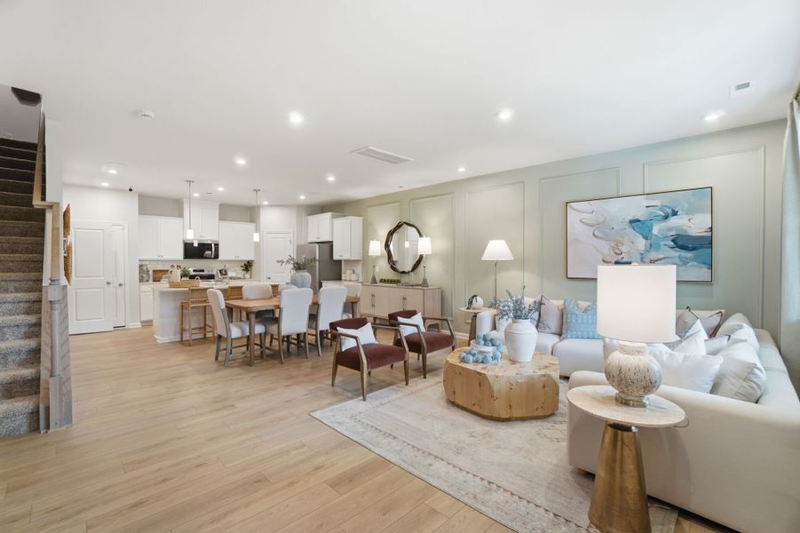Representative furnished interior of a home built from the Shelby by Mattamy Homes in Bratton Pointe, Rock Hill (Image 7).