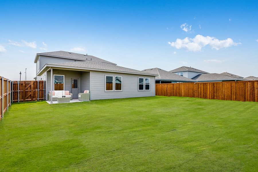 Representative exterior details of a home built from the Cedar Park by Taylor Morrison in Madero 50s, Haslet (Image 3).