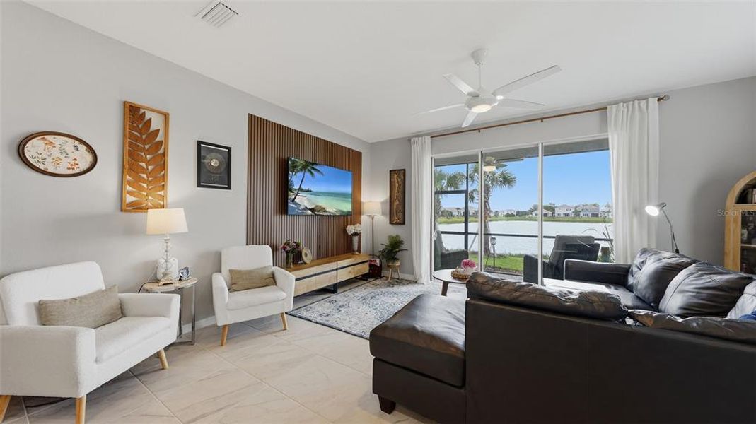 Furnished interior view inside a new home in , Sarasota (Image 33).
