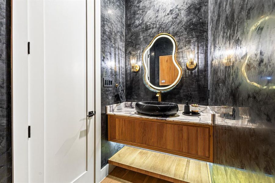 half bathroom half bathroom