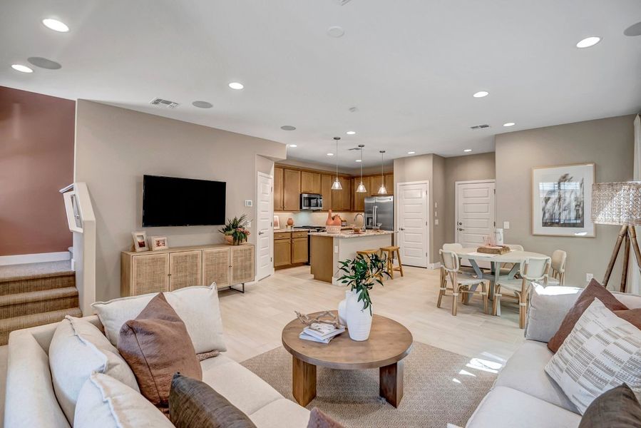 Furnished interior view inside a new home in Ironwood Villages at North Creek, Queen Creek (Image 17).
