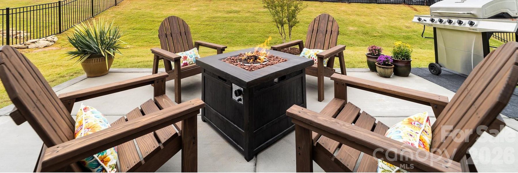 Enjoy your backyard!  It's waiting for you!