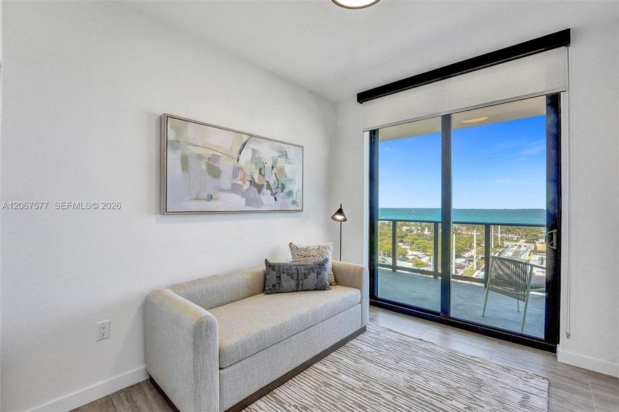 Furnished interior view inside a new home in , Miami Beach (Image 9).