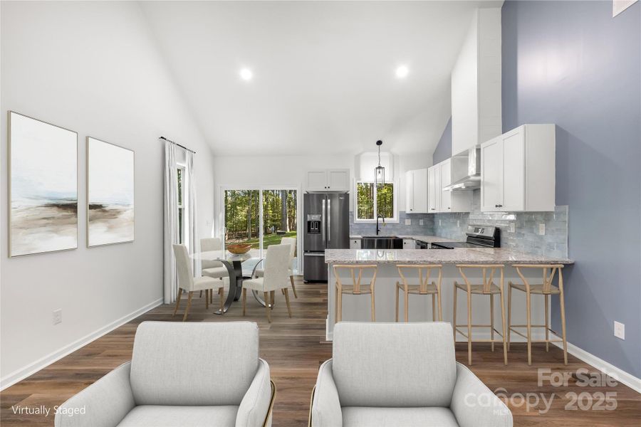 Furnished interior view inside a new home in , Shelby (Image 8). Furnished interior view inside a new home in , Shelby (Image 8).