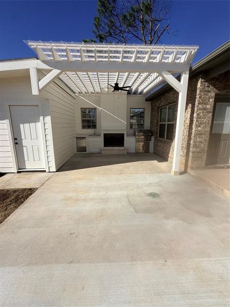 Exterior details and patio area of a home in , Bowie (Image 23). Exterior details and patio area of a home in , Bowie (Image 23).