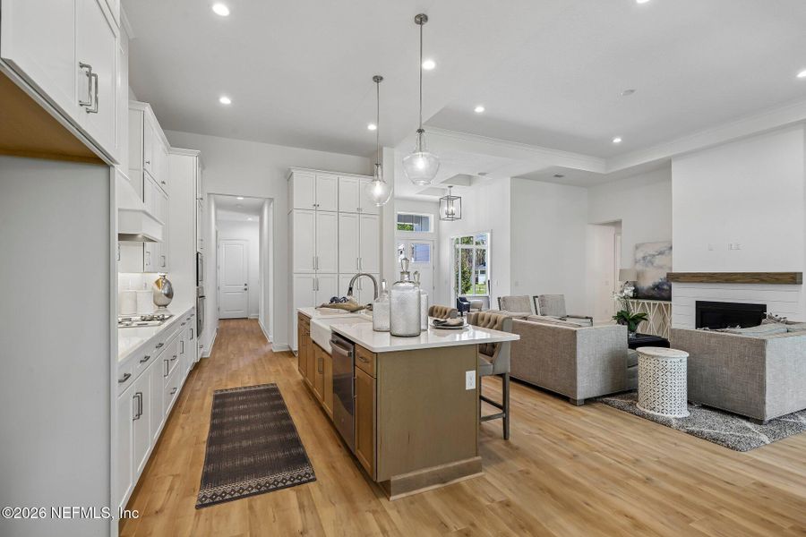 Furnished interior view inside a new home in SilverLeaf, St. Augustine (Image 61).