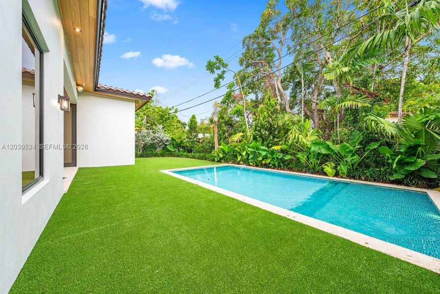 Exterior details and patio area of a home in , Miami (Image 28). Exterior details and patio area of a home in , Miami (Image 28).