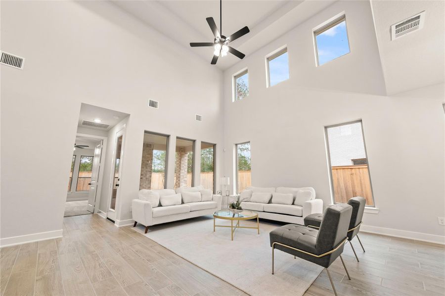 Furnished interior view inside a new home in Kresston, Montgomery (Image 8).