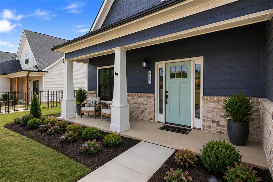 Exterior details and patio area of a home in Ferguson Corners, Emerson (Image 3).