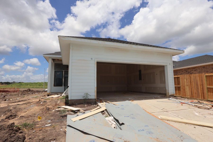 In-progress construction of a new home in Sienna - Landmark Row Collection, Missouri City, TX (Image 4).
