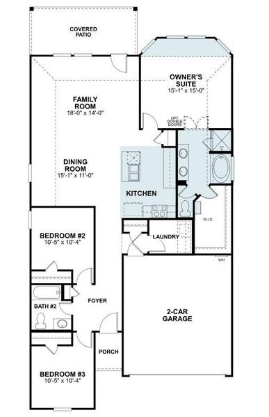 2D floor plan layout of this home in Miller's Pond, Rosenberg, TX (Image 5). 2D floor plan layout of this home in Miller's Pond, Rosenberg, TX (Image 5).